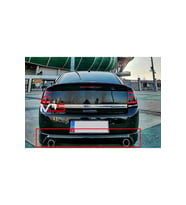 OPEL VECTRA  UYUMLU C ARKA TAMPON EKİ ÇİFT ÇIKIŞ FİBERGLASS BOYASIZ