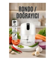 250 ML USB Şarjlı Rondo Doğrayıcı – Taşınabilir Mini Blender