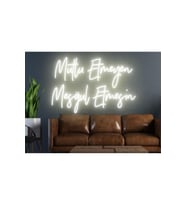 Mutlu Etmeyen Meşgul Etmesin Yazılı Neon Tabela