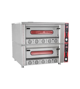 Himaksan Çift Katlı Pizza Fırını Doğalgazlı 4 + 4 Pizza