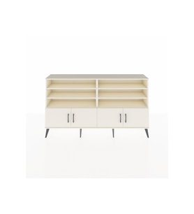 Arges Konsol 6 Raflı 4 Kapaklı 176x30x99 Aytaşı-Aytaşı/Antrasit
