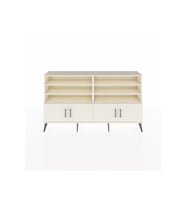 Arges Konsol 6 Raflı 4 Kapaklı 176x30x99 Aytaşı-Aytaşı/Antrasit