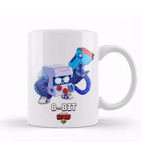 Brawl Stars 8 Bit Kupa Bardak Porselen