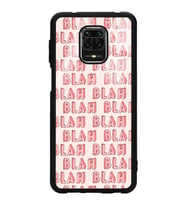 Xiaomi Redmi Note 9 Pro Uyumlu Blah Blah Tasarımlı Glossy Telefon Kılıfı