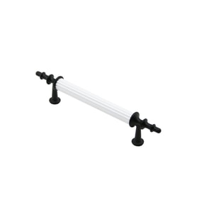 10 ADET BEYAZ - SİYAH BORU KULP 9.6CM (5680)