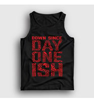 Presmono Unisex Beyaz Day One Ish V2 Wwe Güreş The Usos Atlet 525589tt (Siyah)