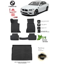 Bmw 5 Serisi F10 2Wd 2014 Araca Özel 3D Paspas Ve 3D Bagaj Havuzu