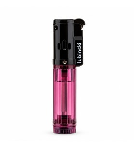 Lubinski Basic Slim Tek Torch Puro Çakmağı Mor LB-205
