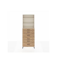 Arges Dolap 3 Raflı 6 Çekmeceli 88x30x243 Aytaşı-Çam