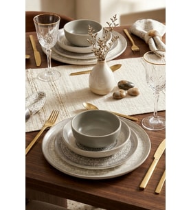 Stone Nordic Yemek Takımı 8 Parça 2 Kişilik 21426-27