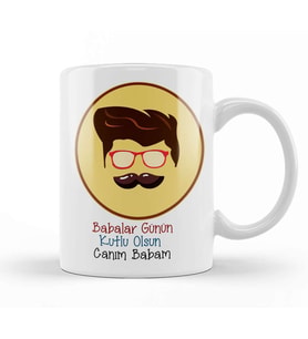 Babalar Günü Babaya Hediye 027 Kupa Bardak Porselen