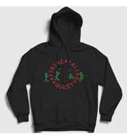 Presmono Unisex Siyah Logo A Tribe Called Quest Kapüşonlu Sweatshirt 554158tt