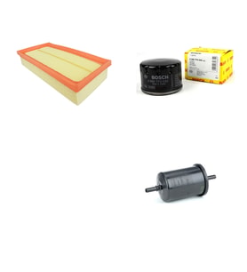 Bosch Filtre Bakım Seti Renault Clio IV 1.6 110 Beygir Benzinli 2012-2019 Hava + Yağ f. + Yakıt Filtre Bosch
