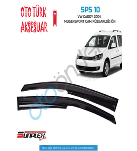 Vw Caddy 2004 Ve Üstü Ön Cam Rüzgarlığı Sunplex (Siyah)
