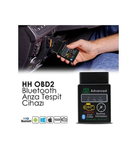 Tüm PC Bağlanan Araçlara Uyum Arıza Tespit Cihazı Arıza Okuma Silme Bluetooth Obd2 Advanced
