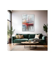 Soyut Çizgiler Cam Tablo Duvar Tablosu Modern Ev Dekoru Cam Salon Tablosu