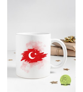 baskılı kupa bardak (Doğal Beyaz)