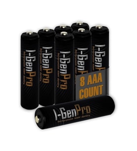 I-Gen Pro P104 8 Adet AAA 1100 mAh Şarj Edilebilir İnce Kalem Pil 1.2V Ni-MH Şarjlı Pil