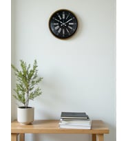 MCG  36 Cm Kahverengi Dekoratif Duvar Saati