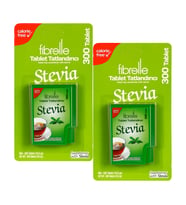 Fibrelle Stevialı Tablet Tatlandırıcı 300'lük Kutu 2 adet