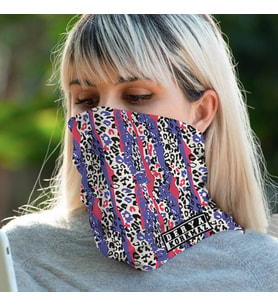 İsme Özel Leopar Tasarım Boyunluk Bandana