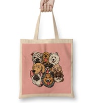 Funny Dog Lover Gift For Women Men Bez Çanta Uzun Saplı