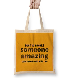 Sarcasm Funny Comment Quotes Gift - Sarcastic Women And Men Humorous Saying Bez Çanta Uzun Saplı