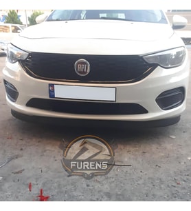 Fiat Egea 2015-2023 Uyumlu H lip Esnek Ön Lip 2 Parça Karlık Ön Ek Tampon Altı Dil