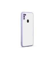 Samsung Galaxy M11 Uyumlu Kılıf Zore Hux Kapak (Lila)
