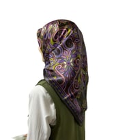Sura İpek Eşarp -2025/2026 -9421 (Koyu Gri)