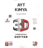 3D Yayınları AYT Kimya Video Destekli Defter