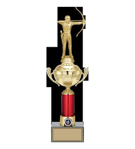 ODAK KUPA - Figürlü Kupalar - Okçu Figürlü Kupalar FG-054 C - 41 cm
