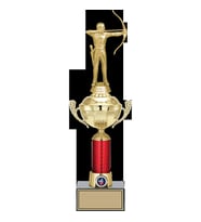 ODAK KUPA - Figürlü Kupalar - Okçu Figürlü Kupalar FG-054 C - 41 cm