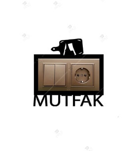 Mutfak Ahşap İkili Priz Çerçevesi Dekorasyon (Siyah)