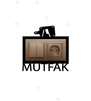 Mutfak Ahşap İkili Priz Çerçevesi Dekorasyon (Siyah)