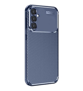 Samsung Galaxy A16 5g Kılıf Auto Focus Karbon Kapak - Lacivert
