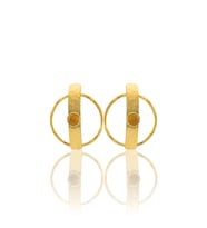 Kadir Jewellery 22 Ayar Altın Kaplama Vintage Küpe -El İşçiliği Ve Hipoalerjenik Küpe