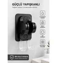 Kendinden Yapışkanlı Duş Başlığı Askısı Mafsal