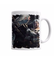 Ciri E Geralt De Rivia Kupa Bardak Porselen