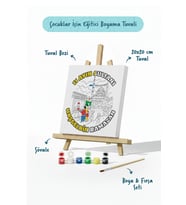 Ramazan Eğitici Boyama Seti Mahallede Ramazan Coşkusu (Şövaleli)