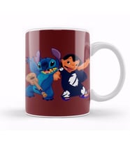 Stitch And Lilo Cute 01 Kupa Bardak Porselen