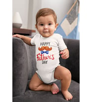 Bebek Zıbın Happy Fathers Day Yazılı