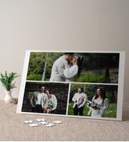 3 Fotoğraflı Kişiye Özel Puzzle