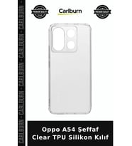 Oppo A54 Şeffaf Clear TPU Silikon Kılıf Cep Kılıfı Esnek Kapak Mobil