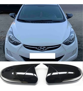 Hyundai Elantra Sinyalli Batman Yarasa Ayna Kapağı Parlak Siyah ABS 2011 2012 2013 2014 2015