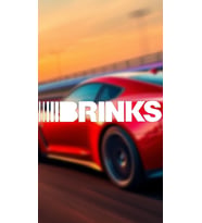 BRINKS 25X3 Jdm Yazı Araba-motosiklet Cam Etiket Sticker Beyaz Renk
