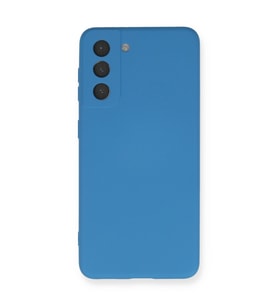Samsung Galaxy S21 Kılıf Nano İçi Kadife Silikon - Mavi