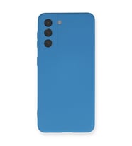 Samsung Galaxy S21 Kılıf Nano İçi Kadife Silikon - Mavi