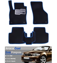 BMW 1 SERİSİ E88 CABRİO (2004-2011) Uyumlu EVA Paspas Tam Set–Araca Özel,Su Geçirmez,Kolay Montaj