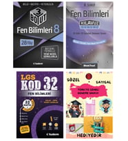 TUDEM YAYINLARI LGS FEN BİLİMLERİ 3 BOYUT BECERİ TEMELLİ SORU BANKASI - FEN BİLİMLERİ KLAVUZ DENEME